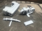 1/25 1/24 Scale 3d Resin Squarebody Scooter Model