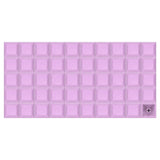 50 Pcs PBT Keycap Set DSA Mechanical Numeric Keypads for Keyboard, Light Purple Model