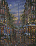 Needlework Crafts Full Embroidery DIY Counted Cross Stitch Kits 14 ct Paris Model