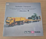 KIBRI HO #10408 TIPPER LORRY WITH TRAILER & TRACTOR BUILDING KIT  BRAND NEW Model