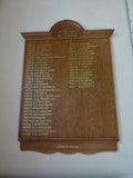 Photo 6x4 St Andrew, Oxshott: incumbency board (b)  c2017 Model