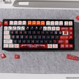 DIY PBT Cyberpunk Mechanical Future Keycaps Cherry Profile Set for Cherry MX Model