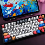 Classic Manga Color Mechanical Keyboard Illuminated Keycaps Model