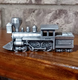 All Metal Steam Locomotive Train Engine Figurine Display Decor - Office - Den Model