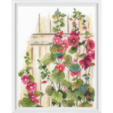 RTO counted cross stitch kit "In the Moment, Clematis", 15,5x20cm, DIY Model