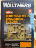 WALTHERS #933-3160 HO Centennial Mills Building, Kit, New in sealed box. Model