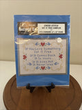 Patty Ann Creations Cross Stitch Sampler Kit Psalm ??Set It Free?? 12x16 Model