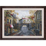 DIY Cross stitch kit "Old Bridge" Urban Style Craft Art Unique Gift Model