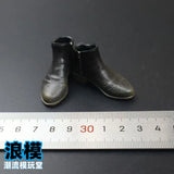 1/6 Scale Male Distressed Style Solid Boots Model For 12