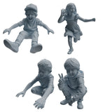 MRY-SFW LYTR1036 1/35/48/72/144 Lively Interactive Kids Character Modern Model Model