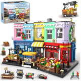 European Inspired Street Building Block Set Model