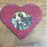 Recycled Circuit Board PCB Heart Photo Frame Upcycled Tech Art Valentine Decor Model