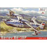 Beriev Be-18P Scale Aircraft Hydroplane 1/144 - Plastic model kit AMODEL 1441-01 Model