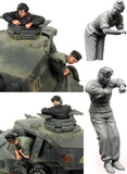 1/35 WW2 German Tank Crew Soldier RESIN FIGURE MODEL KIT Unassembled Unpainted Model