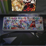 Anime Date a Live Tokisaki Kurumi PBT Sublimation Keycap 124 Pc/Set for Keyboard Model