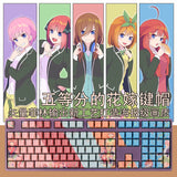 108 PBT OEM Translucent Keycap The Quintessential Quintuplets f/Mechanical Keybo Model