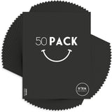 50 Pack 11X14 Uncut Photo Mat Matboards, Black Model