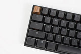 OEM Black Walnut Artisan Wooden Keycap R4 Profile (Top Row) Model