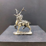 Antique Brass Kirin Mythical Beast Ornament Wealth and Fortune Home D¨¦cor Statue Model