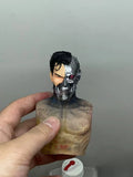1/12 Painted Mechanical  Hero style Head Model Toys Fit 6'' Mafex Action Figure Model