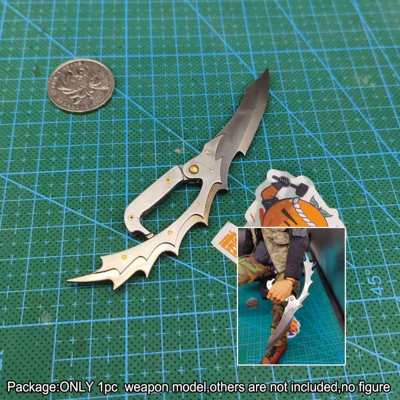 Pre-sale Handmade Metal 1/6 Cool Knife Weapon Model For 12" Action Figure Model