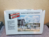 HO-Walthers Cornerstone Building Kit -NORTHERN LIGHT & POWER SUB STATION  NIB Model