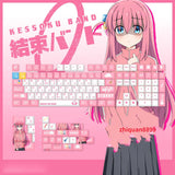 BOCCHI THE ROCK! Gotoh Hitori Key Caps PBT Keycaps for MX Mechanical Keyboard Model