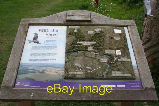 Photo 6x4 Display board by the sign Little Wittenham Colourful looking di c2009 Model