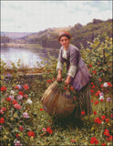 Needlework Crafts Full Embroidery DIY Counted Cross Stitch Kits The Grass Cutter Model