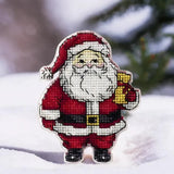 DIY Cross-stitch embroidery kit on a plastic base Santa Claus Craft gift Model