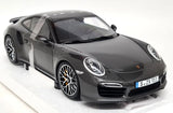 Minichamps 1:18 Porsche 911 991.1 Turbo S Agate Grey 2013 Diecast Model Car Model