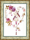 Cross Stitch "Duet" Embroidery Kit Unprinted ??anvas Crystal Art Model