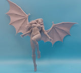 One of a Kind VAMPIRELLA  Model 1/13 Scale Classic  Vampi With Huge Bat Wings Model