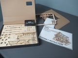 ROKR Marble Parkour Marble Run LG501 - 3D Wooden Puzzle - Mechanical Model d dha Model