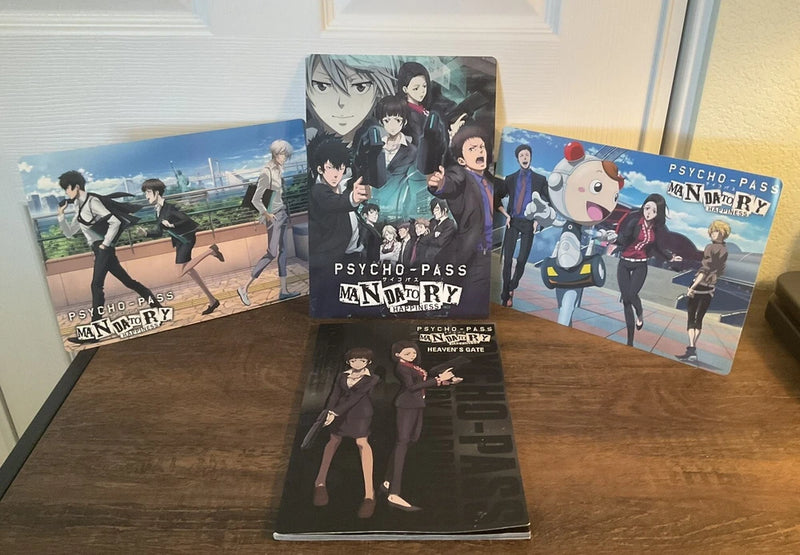 PsychoPass: Mandatory Happiness Limited Edition Pencil Boards & Illustrated Book Model