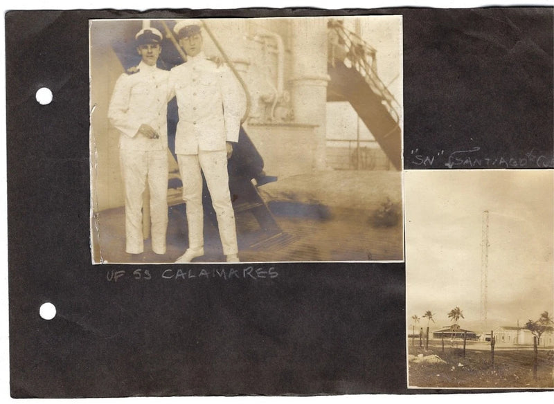 Santiago Naval Radio, SS Turrialba & Calamares, Movie Filming Antique Photos Model