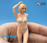 1/64 1/43 1/18 1/16 Miniatures Raise Hand Girl Scene Figures Model For Cars Model