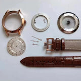 DIY FoR 41mm Watch Steel Case kit For 2824 2130 2892 Movement-diy Model