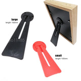 Plastic Picture Photo Frame Back Board Pedestal Bracket Stand Prop Up Support Model