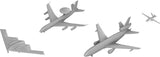 PIT-ROAD 1/700 SKY WAVE SERIES MODERN U.S. AIR FORCE SET 8 MODEL KIT S86 Model
