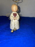 At Home America Angel 3.5¡± Tall Resin Figurine - Estate Find Model
