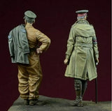 1/35 Resin Figure Model Kit British WW1 Tank Soldiers Unpainted Unassembled Model