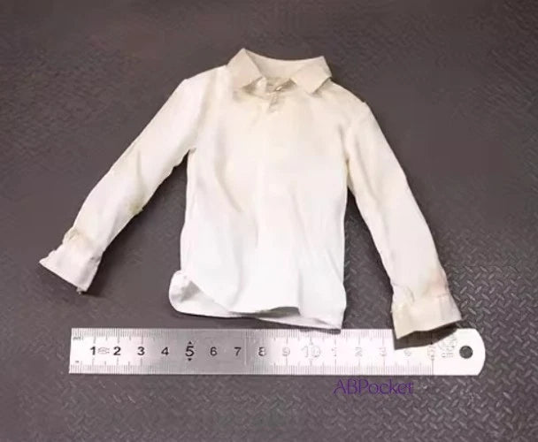 Military Soldier Accessory White Shirt Model Action Figure 1/6 12" Gift Model