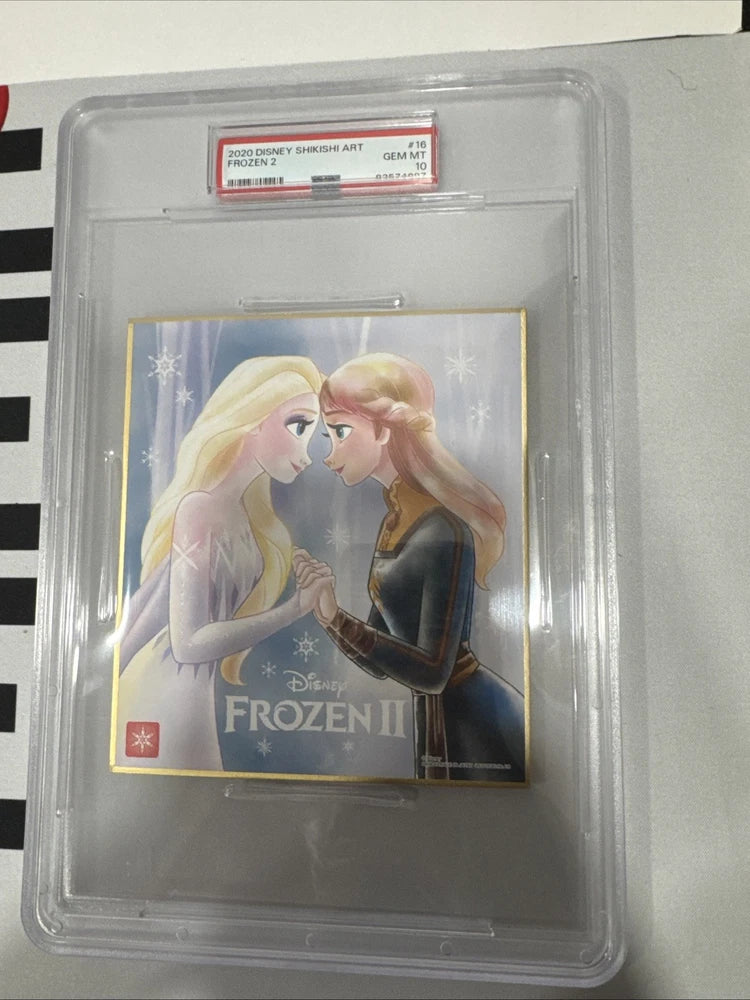 Disney Japan Shikishi Art Board Collectible Picture Frozen 2 PSA 10 Model