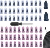 Tire Repair Rubber Nail Kit (61PCS), Tire Snap Bits & Tire Repair Rubber Model