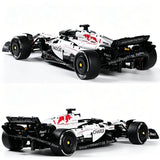 1900+PCS RB21 White Sports Car Building Blocks MOC DIY Assembly Kit Technical Model