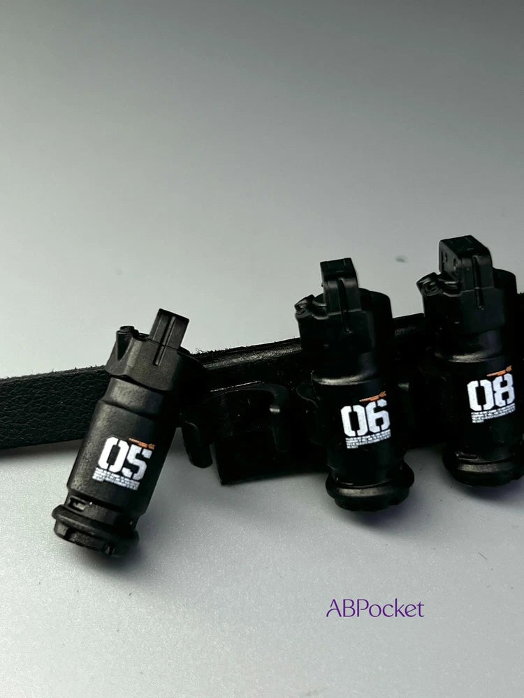 1Set 1/6 Scale Modern Waist Chest Hanging Grenades Model For 12" Action Figure Model