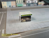 Z Scale Building - Newsstand (Cover Stock PRE-CUT Paper Kit) NS2Z Model