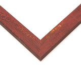 24x38 Frame Red Solid Wood Picture Frame Width 1.125 Inches | Interior Frame Dep Model