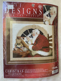 Christmas Traditions Cross Stitch Kit ?? Checking It Twice?? Leisure Arts Model